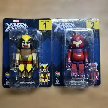 X-MEN 매그니토 울버린 피규어 세트 BE@RBRICK