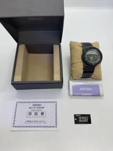 500개 한정판 세이코 스피릿 지우지아로 그린 블랙