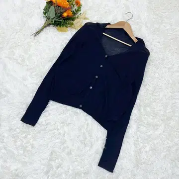 Broderie & Co 가디건 V넥 일본제 내추럴