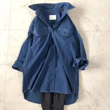 새상품급 개럴개런트 제품 염색 코튼 스트레치 셔츠 백 새틴