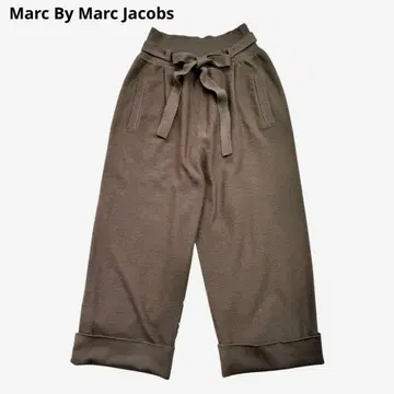 Marc by Marc Jacobs 울 가우초 팬츠 올리브색