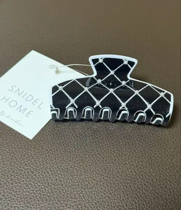 SNIDEL HOME 블랙 헤어 클립