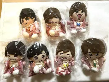 나니와단시 치비 봉제 인형 마스코트 전원 7개 세트