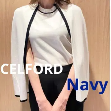 [ 새상품급 ] CELFORD 셀포드 2way 케이프 풀오버 니트