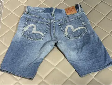 EVISU JEANS 하프 데님