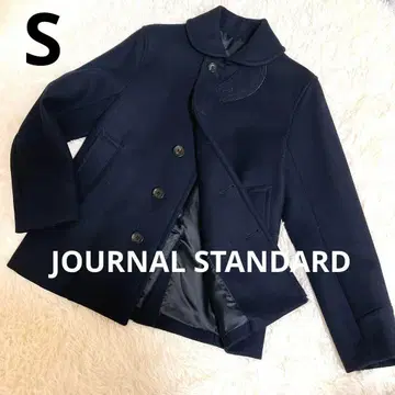새상품급 저널 스탠다드 울 코트 S 네이비