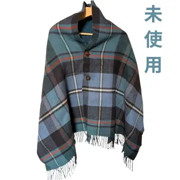 루나쥬메르 울 100% 리버서블 워셔블 스톨 판초