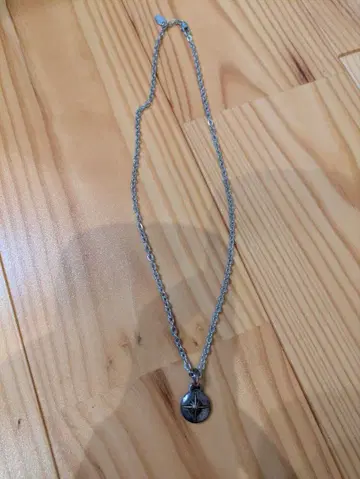 SAAD 산심볼 골드콤비 실버 목걸이