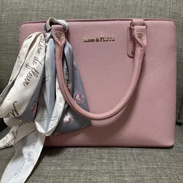 Maison de FLEUR 핑크 핸드백