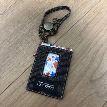 오사카 엑스포 미야쿠미야쿠 EDWIN 데님 패스 케이스