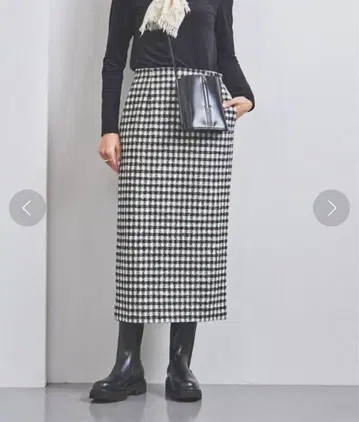 새상품급! UNITED ARROWS 트위드 타이트 스커트