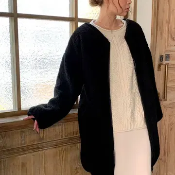 JUNOAH 포근포근 보아 자켓