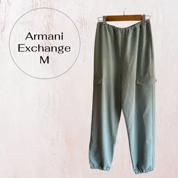 Armani Exchange 이지 팬츠 M 그린 캐주얼