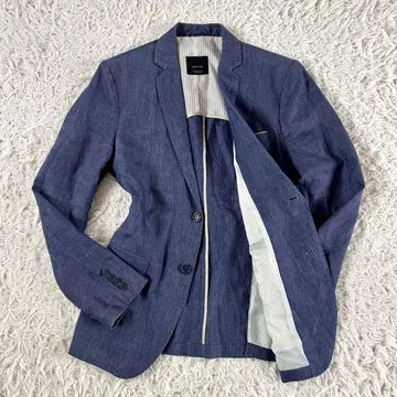 ZARA MAN 린넨 100% 테일러드 자켓 EUR48 사이드 벤트