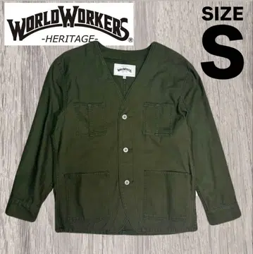 BIG JOHN WORLD WORKERS 노카라 워크 자켓