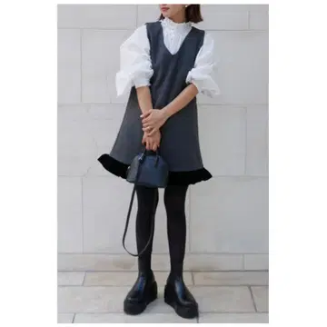 벨벳 헴 디자인 튜닉 그레이 프라네 yori 좋아하시는 분