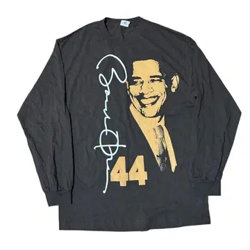 남성용 T 구제 의류 장미 오바마 미국 빈티지 의류 롱 T 겨울 의류