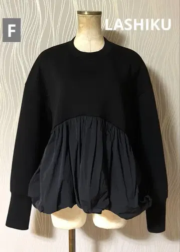 가격 인하 LASHIKU 라시쿠 사토 카나코 콜라보 맨투맨 상의