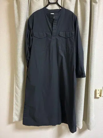 블랙 긴팔 셔츠 원피스