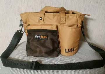 DOG DEPT 매너 파우치 포함 산책 숄더백 베이지