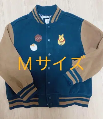 푸우 플리스 본딩 바시티 자켓 M 사이즈 디즈니