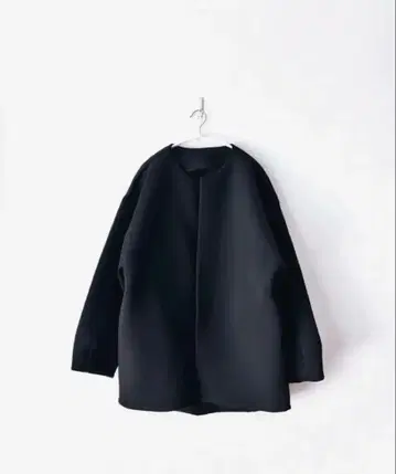 coca 코카 노카라 종이상자 코트 블랙 M