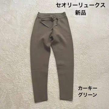 띠어리 류 니트 레깅스 팬츠 캐시미어 혼방