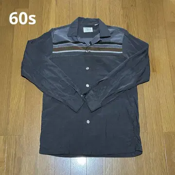 60s 애로우 긴팔 셔츠 메탈 버튼