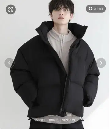 LILL 볼륨 하이넥 에코 다운 자켓 XL