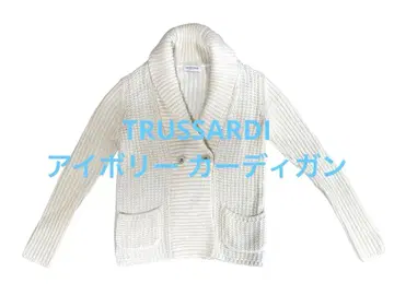 TRUSSARDI 아이보리 가디건