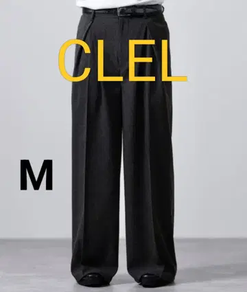 [ CLEL ] 린넨 블렌드 3D 턱 슬랙스