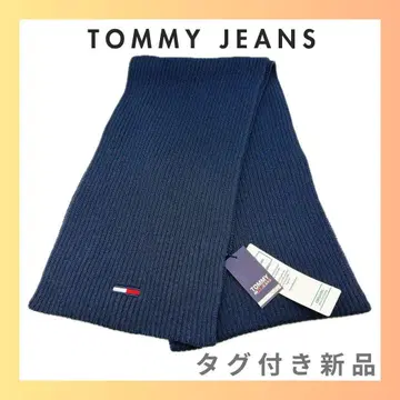 타미진스 로고 자수 코튼 머플러 새상품 C87 AM0AM10407