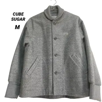 [ 새상품급 ] CUBE SUGAR 숏코트 자켓 바시티 자켓 M