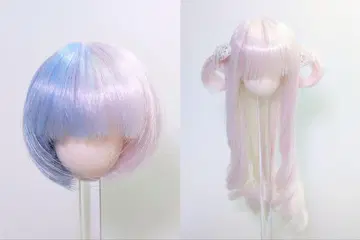 [ 2개 세트 ] 딜러 제작 3.5~4인치 가발 OB 헤드 등에