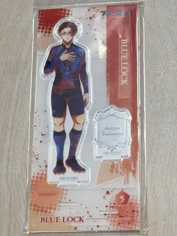 블루 록 유키미야 켄유 금박 유니폼 아크릴 스탠드