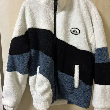 컬러 블록 플리스 자켓