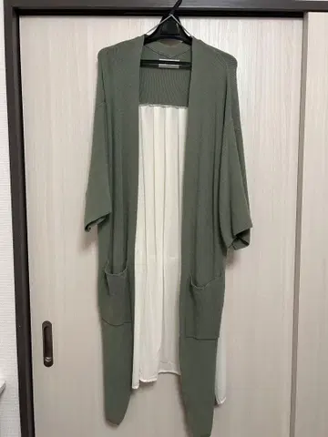 AZUL by MOUSSY 올리브 그린 가디건 M