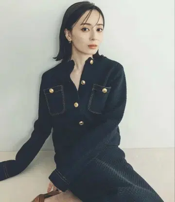 anuans 아뉴앙스 노카라 니트 자켓 자켓 S