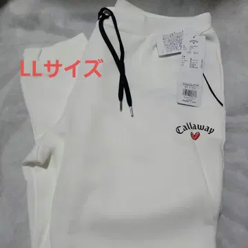 [ LL 사이즈 ] Callaway 러브캘러웨이 스웨트 팬츠 화이트