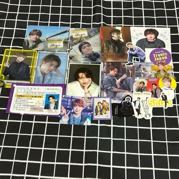 TravisJapan 요시자와 시즈야 트레이딩 카드 스티커 세트
