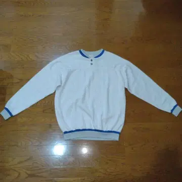 90's Summer Strand 헨리넥 속기모 맨투맨 USA제