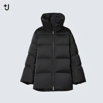 +J 유니클로 블랙 다운 자켓