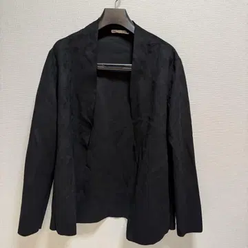 ZARA 블랙 노카라 자켓 EUR L