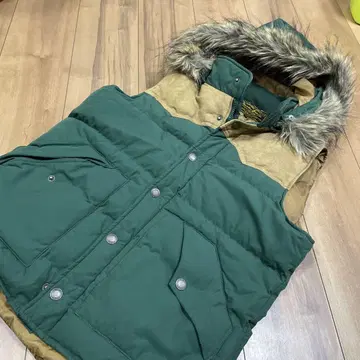 다운 베스트 M 사이즈 그린