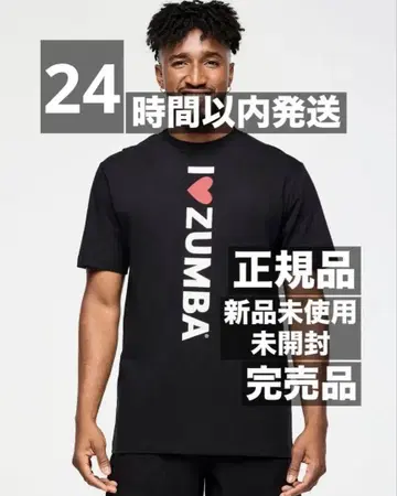 정품 미사용 새상품 미개봉 ZUMBA T셔츠 블랙 완판템