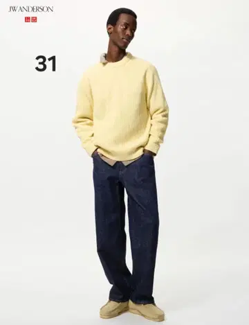 UNIQLO JW ANDERSON 스트레이트 청바지 31 사이즈