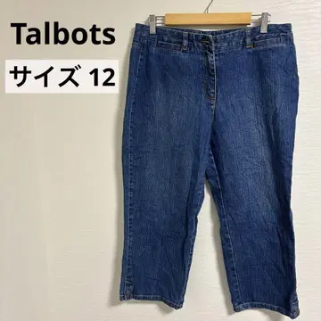 새상품급 Talbots [12] 데님 블루 크롭 팬츠 해외 구제 의류