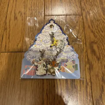 포켓몬 센터 한정판 크리스마스 메탈 참 3개 세트