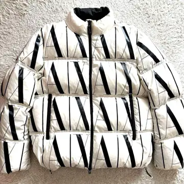 레어 L 사이즈 아르마니 익스체인지 ICON PERIOD 다운 화이트