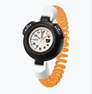 CASIO 시계 블랙/오렌지